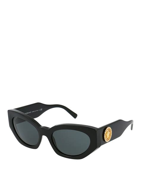 versace black crystal greek sunglasses|versace unisex glasses.